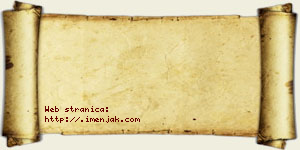 Emilija Jačović vizit kartica